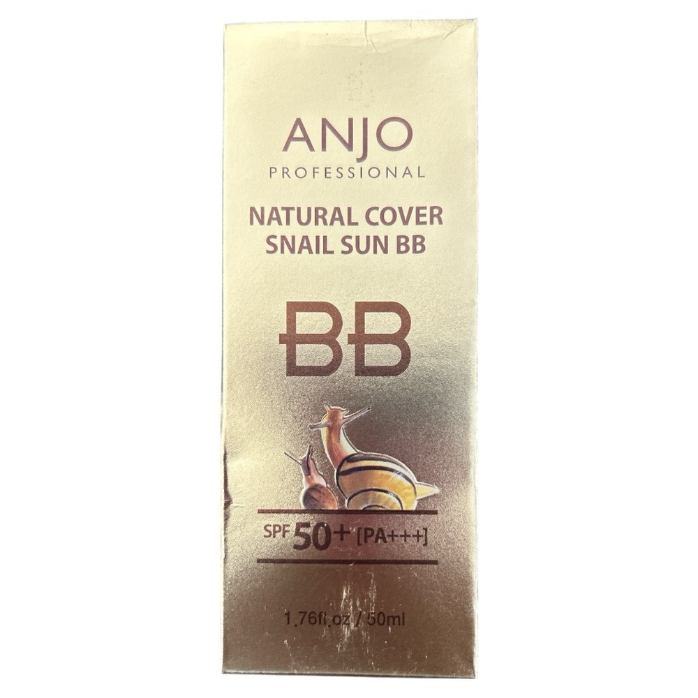 Anjo Professional Natural Cover Snail Sun BB Cream NEW PC
